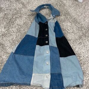 Jean dress- worn once!